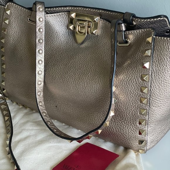 Valentino Garavani small Rockstud tote bag - Picture 1 of 2